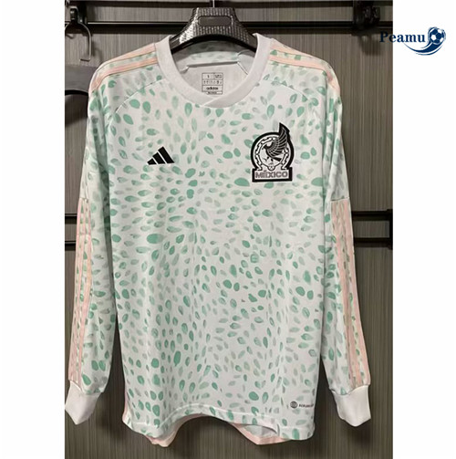 Oferta Camisola Futebol Mexico Alternativa Equipamento Manga comprida 2023-2024