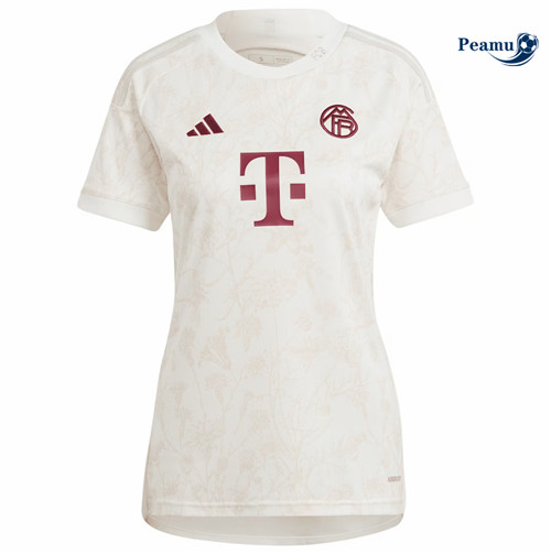 Cria Camisola Futebol Bayern de Munique Femme Terceiro Equipamento 2023-2024