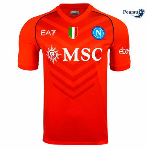 Réplicas Camisola Futebol Naples Equipamento Portero Laranja 2023-2024
