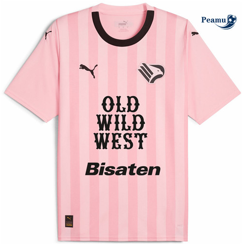 Cria Camisola Futebol Palermo Principal Equipamento Rosa 2023-2024