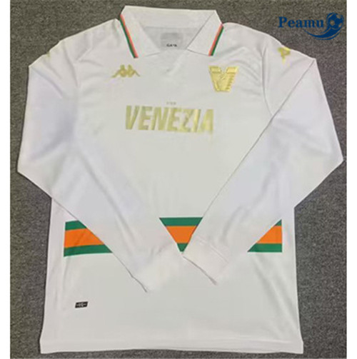 Novo Camisola Futebol Veneza Alternativa Equipamento Manga comprida 2023-2024