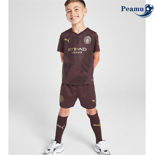 Camisola Futebol Manchester City kid Terceiro Equipamento 2024-2025