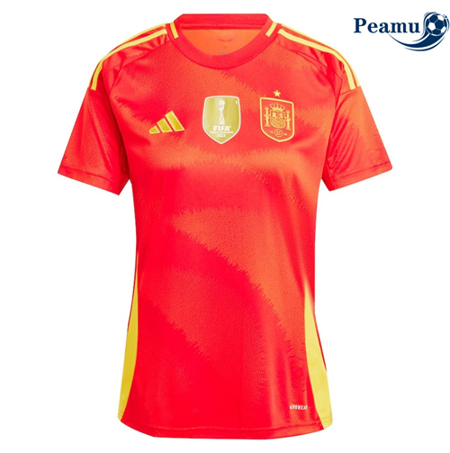 Camisola Futebol Espanha Mulher Principal Equipamento 2024-2025