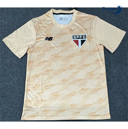 Camisola Futebol Sao Paulo Equipamento training Amarillo 2024-2025