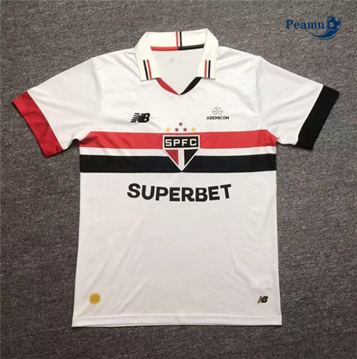 Camisola Futebol Sao Paulo Principal Equipamento 2024-2025