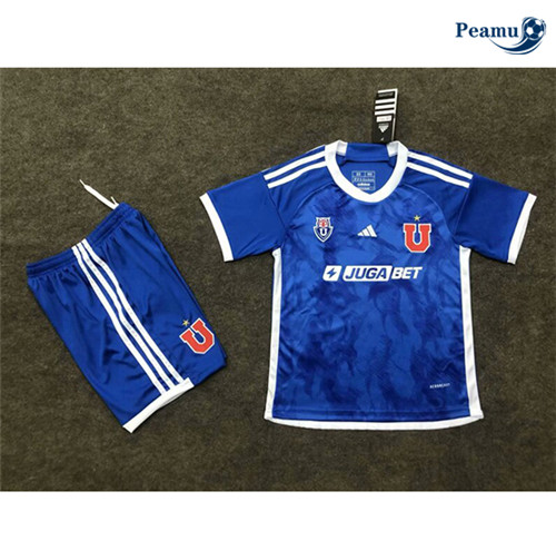 Camisola Futebol Universidad de Chile Crianças Principal Equipamento 2024-2025