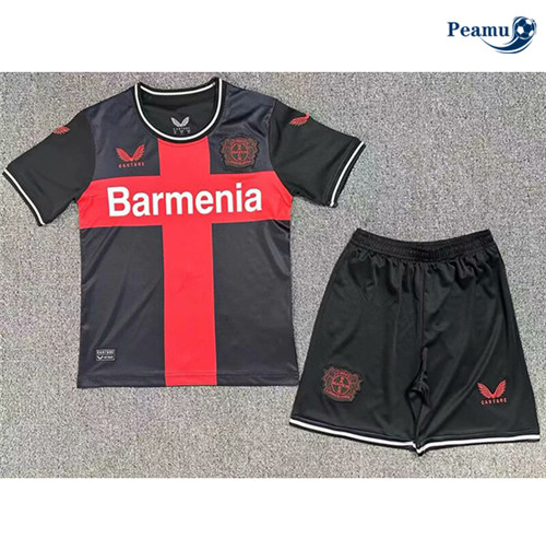 Camisola Futebol Leverkusen Crianças Principal Equipamento 2024-2025