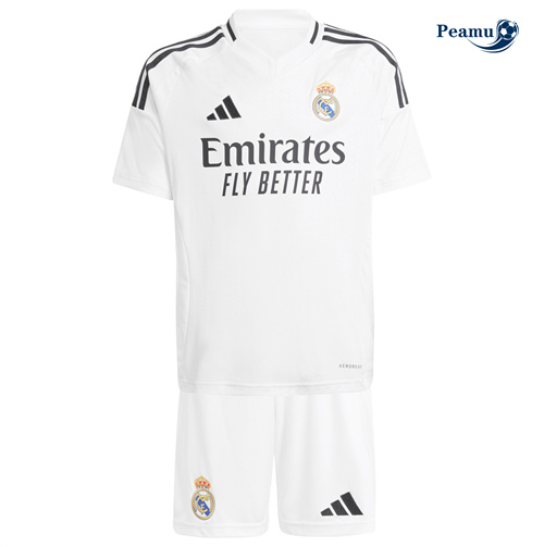 Camisola Futebol Real Madrid Crianças Principal Equipamento 2024-2025