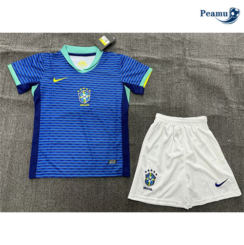 Camisola Futebol Brasil Crianças Alternativa Equipamento 2024-2025