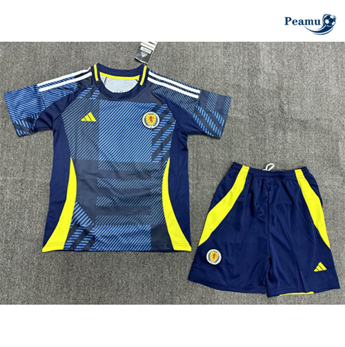 Camisola Futebol Escocia Crianças Principal Equipamento 2024-2025