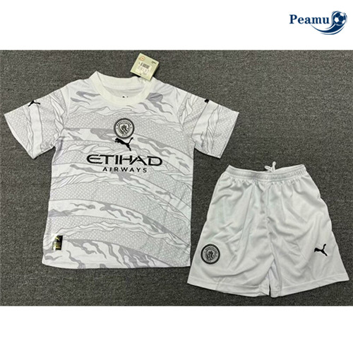 Camisola Futebol Manchester City Crianças Equipamento the Dragon Year 2023-2024