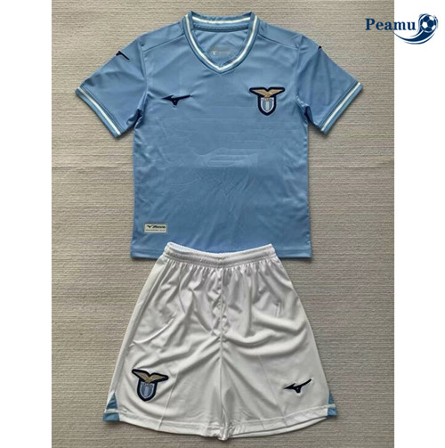 Camisola Futebol Lazio Crianças Principal Equipamento 2023-2024