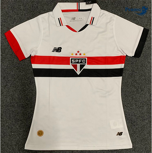 Camisola Futebol Sao Paulo Mulher Principal Equipamento 2024-2025