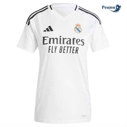 Camisola Futebol Real Madrid Mulher Principal Equipamento 2024-2025