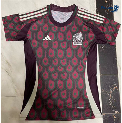 Camisola Futebol México Mulher Principal Equipamento 2024-2025