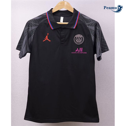 Camisola Futebol PSG Negro Equipamento 2024-2025