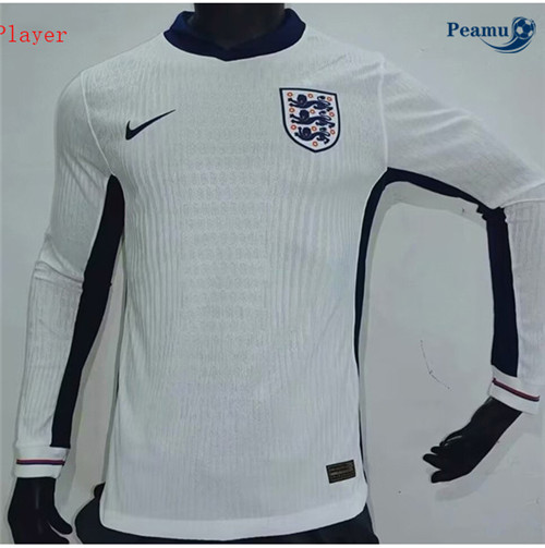 Camisola Futebol Inglaterra Player Version Equipamento Principal Manga Comprida 2024-2025