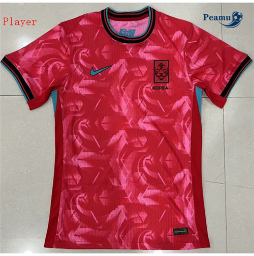 Camisola Futebol Corea Player Version Equipamento Rojo 2024-2025