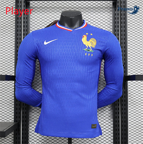 Camisola Futebol França Player Version Equipamento Principal Manga Comprida 2024-2025