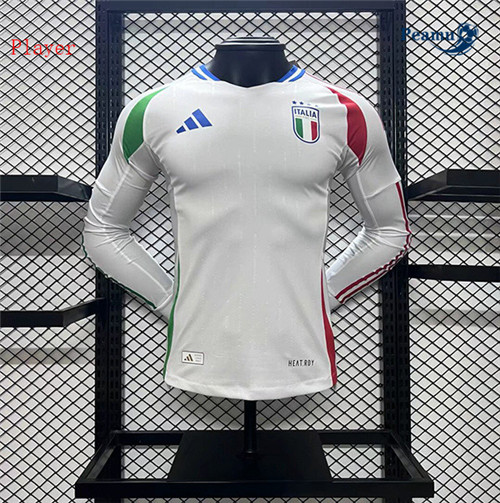 Camisola Futebol Italia Player Version Equipamento Alternativa Manga Comprida 2024-2025