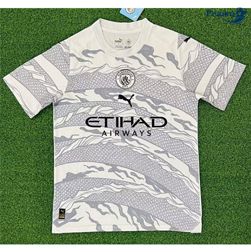 Camisola Futebol Manchester City Equipamento Year of the Dragon Especial 2023-2024