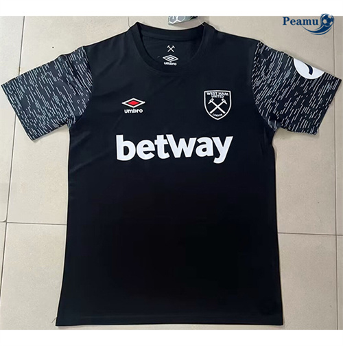 Camisola Futebol West Ham United Equipamento Negro 2024-2025