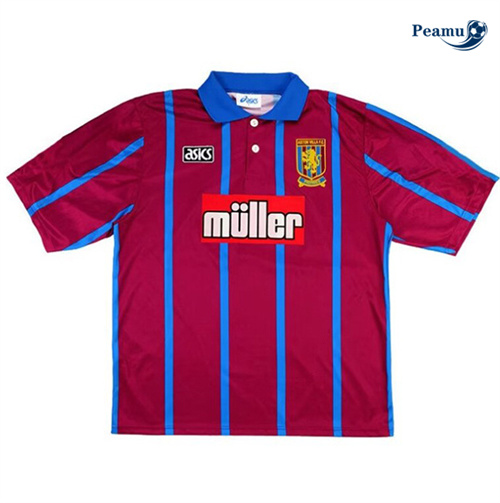 Camisola Futebol Retrô Aston villa Principal Equipamento 1993-95