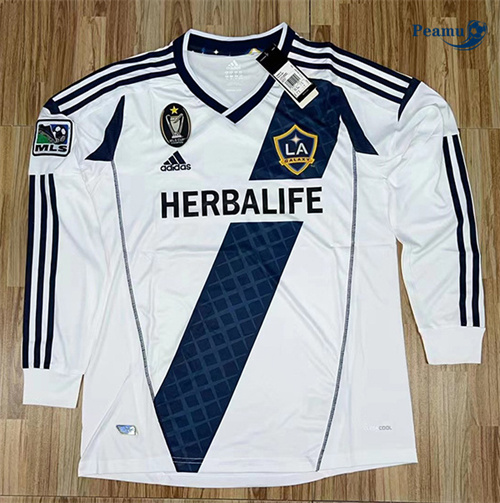 Camisola Futebol Retrô Galaxy Principal Equipamento 2012 Manga Comprida