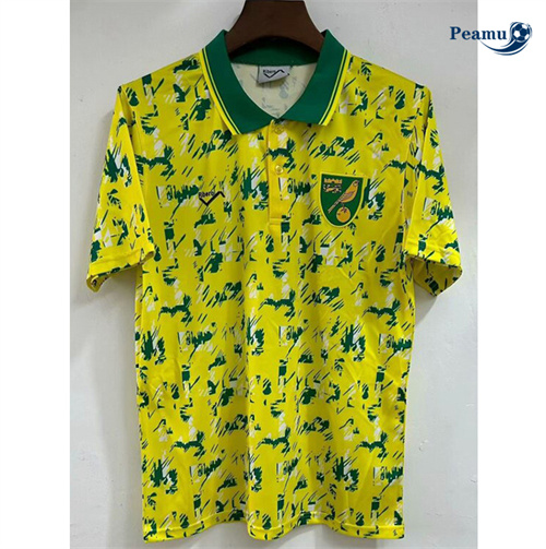 Camisola Futebol Retrô Norwich City Principal Equipamento 1992-94