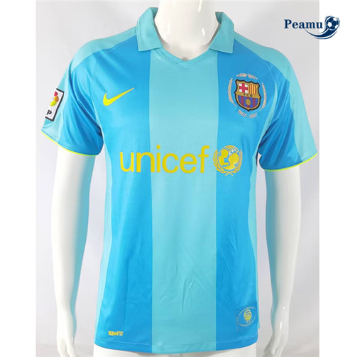 Camisola Futebol Retrô Barcelona Alternativa Equipamento 2007-08