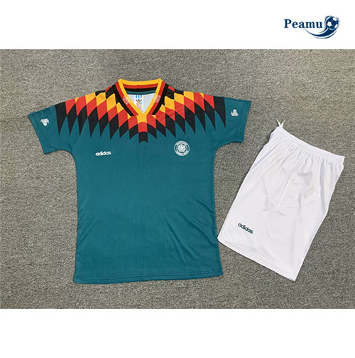 Camisola Futebol Retrô Alemania Crianças Alternativa Equipamento 1994