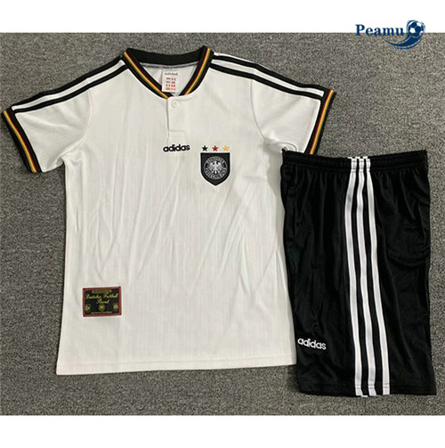Camisola Futebol Retrô Alemania Crianças Principal Equipamento 1996