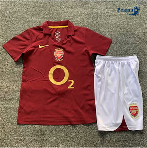 Camisola Futebol Retrô Arsenal Crianças Principal Equipamento 2005-06