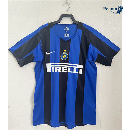 Camisola Futebol Retrô Inter Milan Principal Equipamento 2004-05