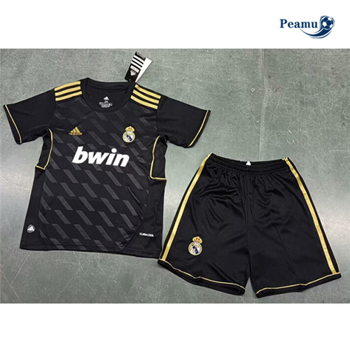 Camisola Futebol Retrô Real Madrid Crianças Alternativa Equipamento 2011-12