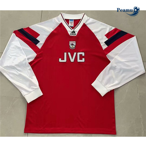 Camisola Futebol Retrô Arsenal Principal Equipamento 1992-94 Manga Comprida