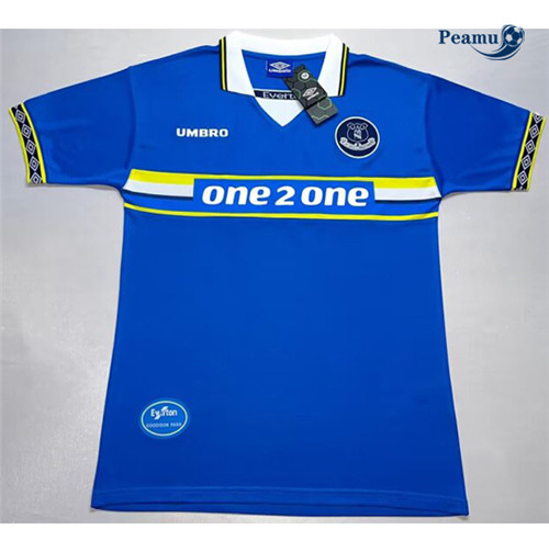 Camisola Futebol Retrô Everton Principal Equipamento 1997-99