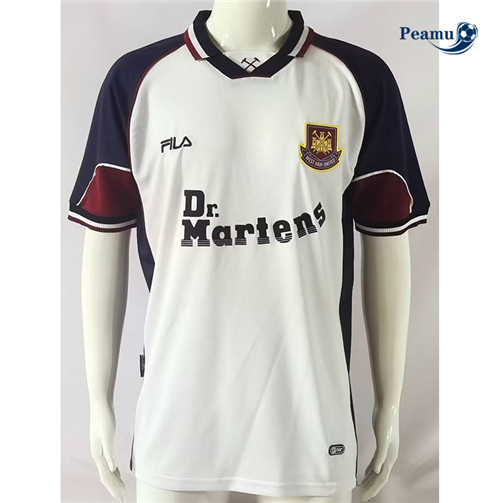 Camisola Futebol Retrô West Ham Alternativa Equipamento 1999-01