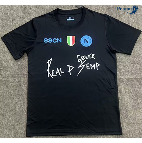 Camisola Futebol Naples Equipamento conmemorativo 10 Negro 2024-2025
