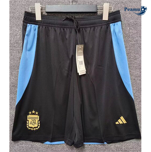 Camisola Futebol Calcoes Futebol Argentina Equipamento Negro 2024-2025