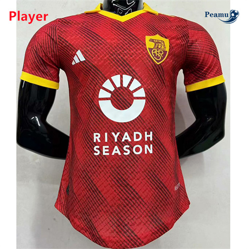 Criar Camisola Futebol AS Roma Player Version Equipamento red 2024-2025