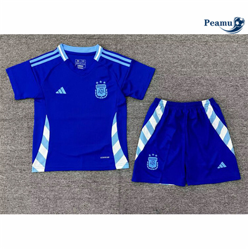 Criar Camisola Futebol Argentina Crianças Alternativa Equipamento 2024-2025