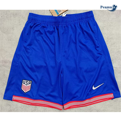 Criar Camisola Futebol Calcoes Principal Estados Unidos Equipamento 2024-2025