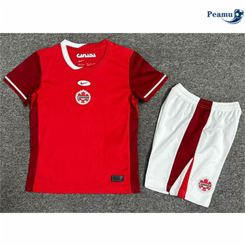 Oferta Camisola Futebol Canada Crianças Principal Equipamento 2024-2025