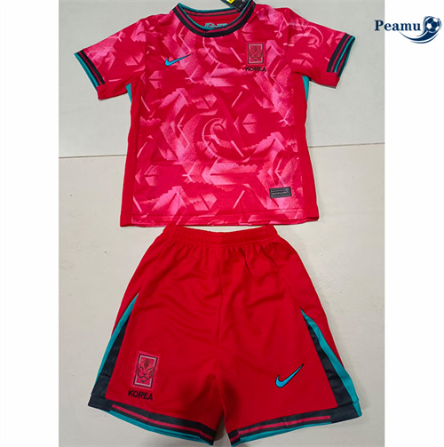 Novo Camisola Futebol Corea Crianças Principal Equipamento 2024-2025