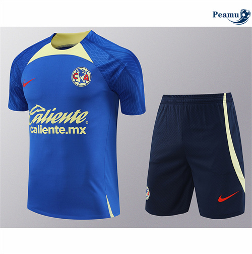 Loja Camisola Kit Equipamento Training CF América + Calções azul 2024-2025