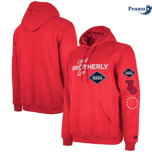 Criar Camisola Sueter de com capuz Philadelphia 76ers 2024 - City