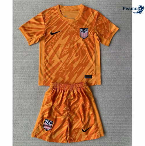 Oferta Camisola Futebol Estados Unidos Crianças Equipamento Naranja 2024-2025