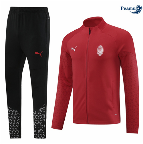Comprar Casaco de Fato de Treino AC Milan rojo 2024-2025