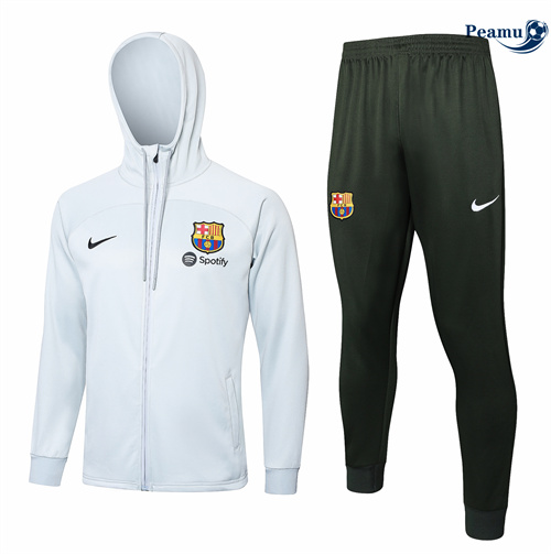 Comprar Casaco de Fato de Treino Barcelona Sombrero gris claro 2024-2025